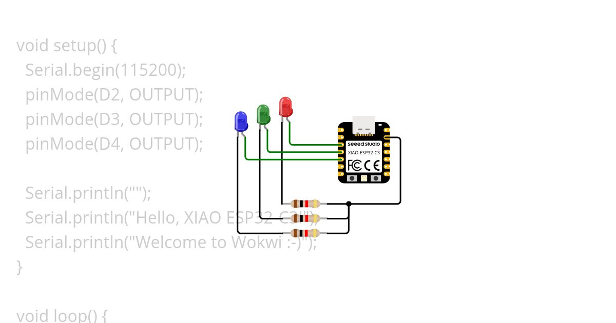 XIAO-ESP32-C3 Copy simulation