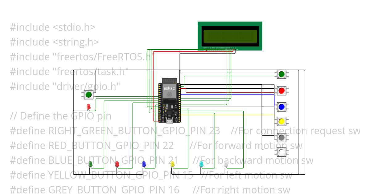 esp32 button logic without external resistor simulation