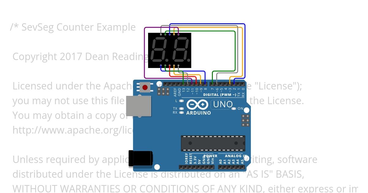 SevSeg_Counter(2-digits).ino simulation