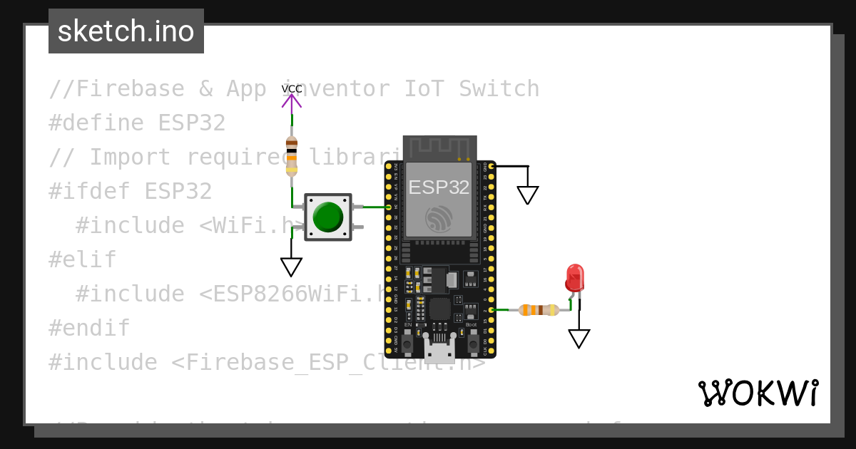 Web iotswitch test wokwi esp32 stm32 arduino simulator
