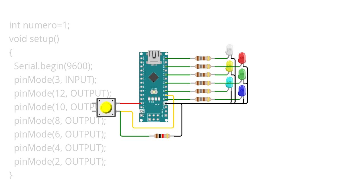 Dado electrónico simulation