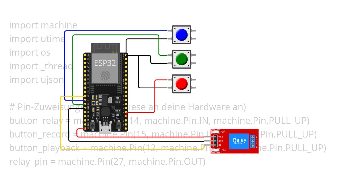Animatronic Prop Controller simulation
