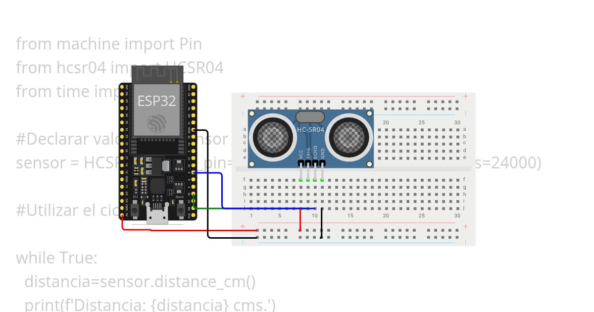 Distancia_micropython simulation