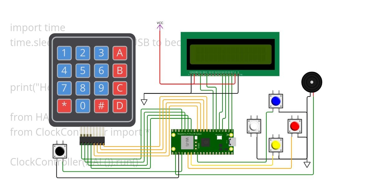 Clock simulation