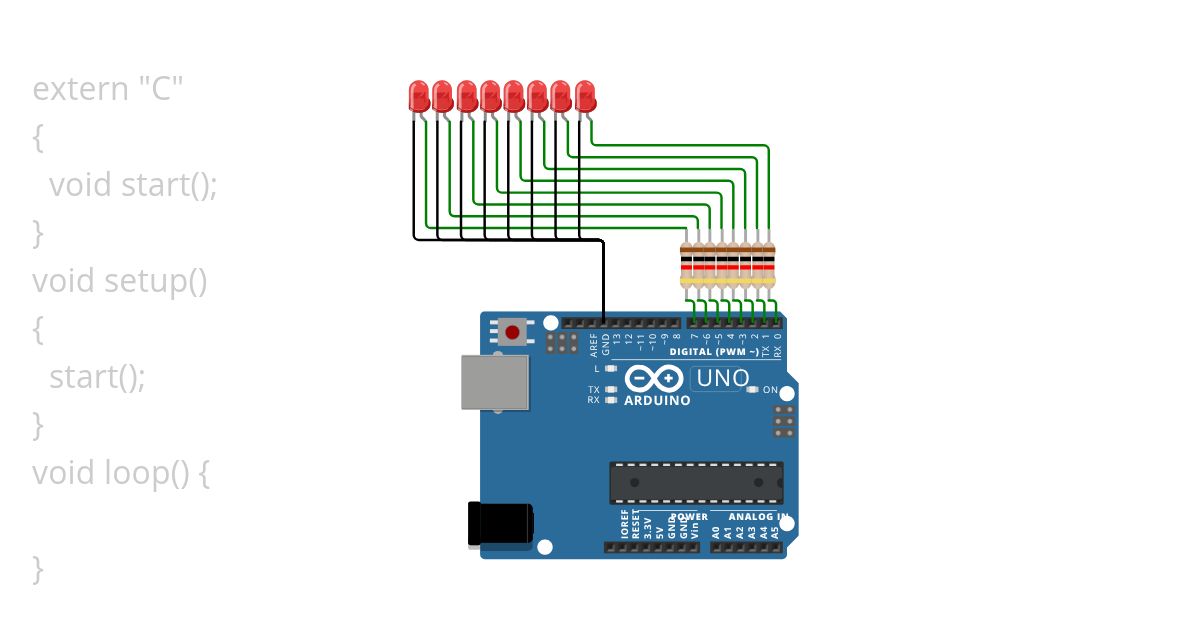 led squence with assembly simulation