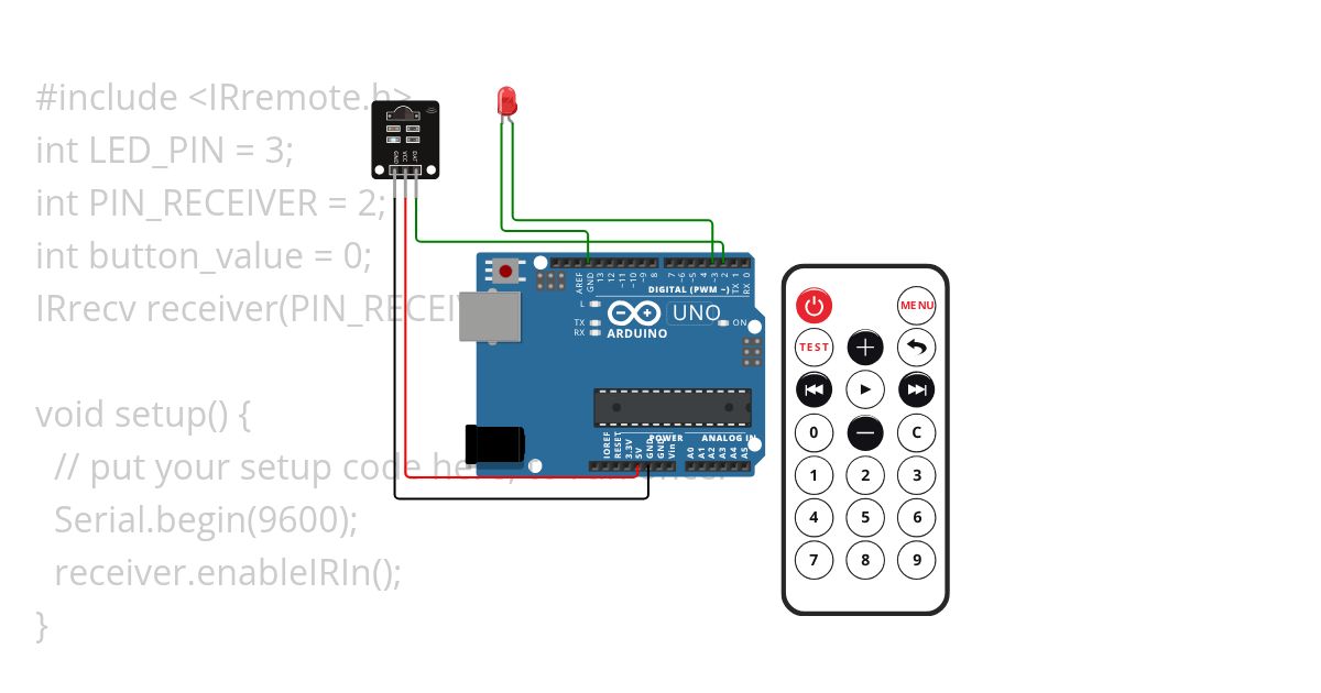 tv-remote simulation