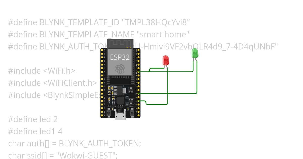 toggling with blynk  simulation