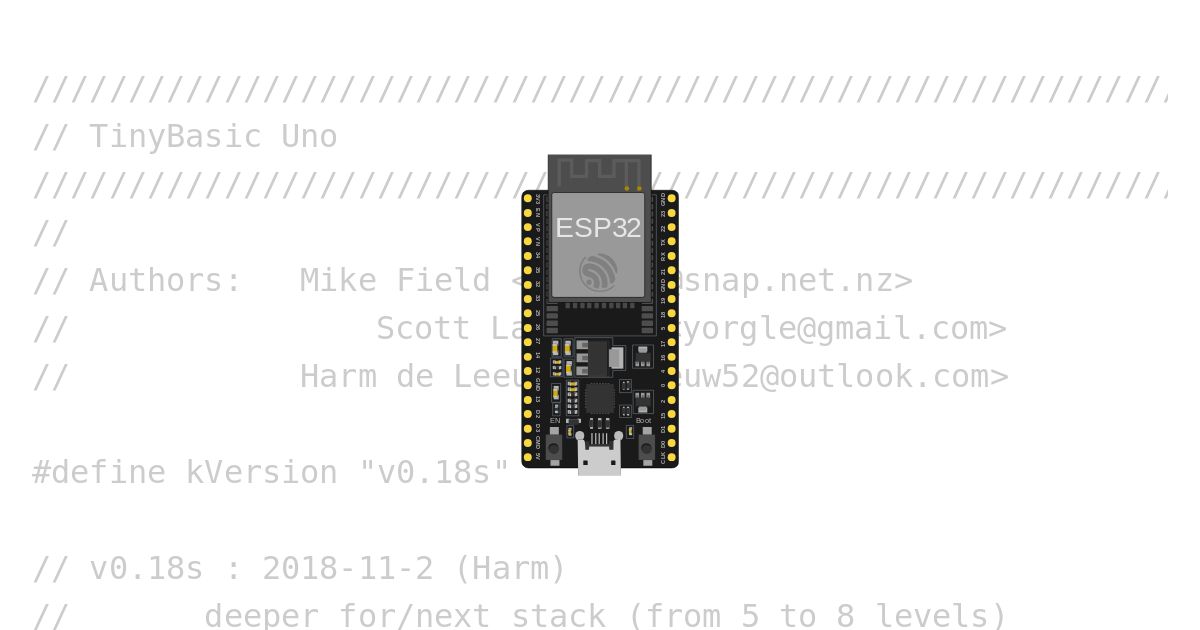 tinybasic_esp32 simulation
