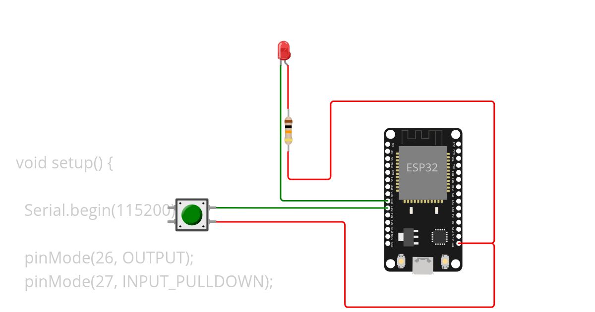 Led naar + button naar + simulation
