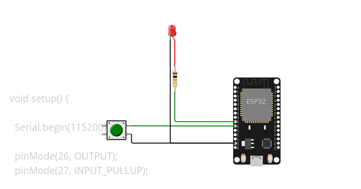 Led naar – button naar – simulation