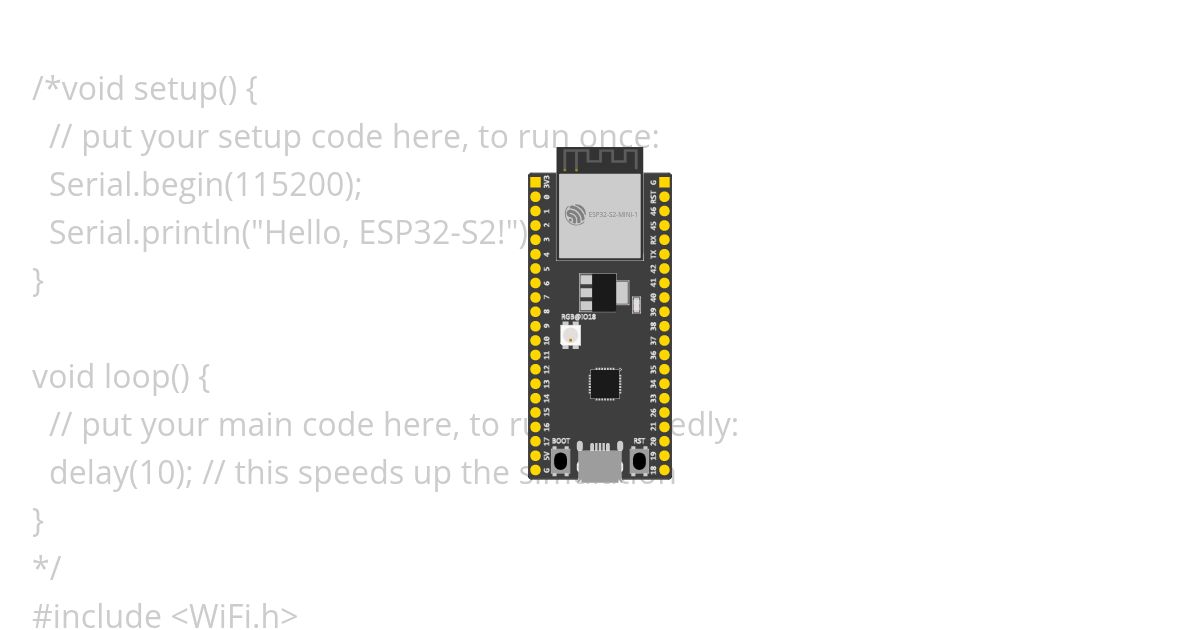 wifi esp 32 simulation