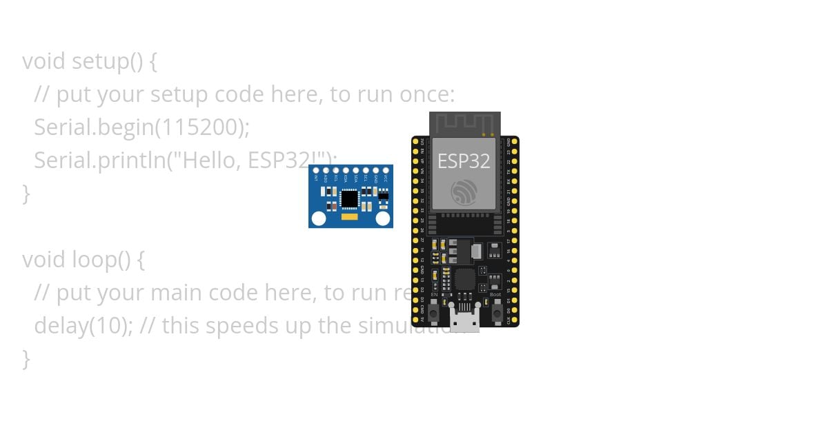 ESP 32 GYRO simulation