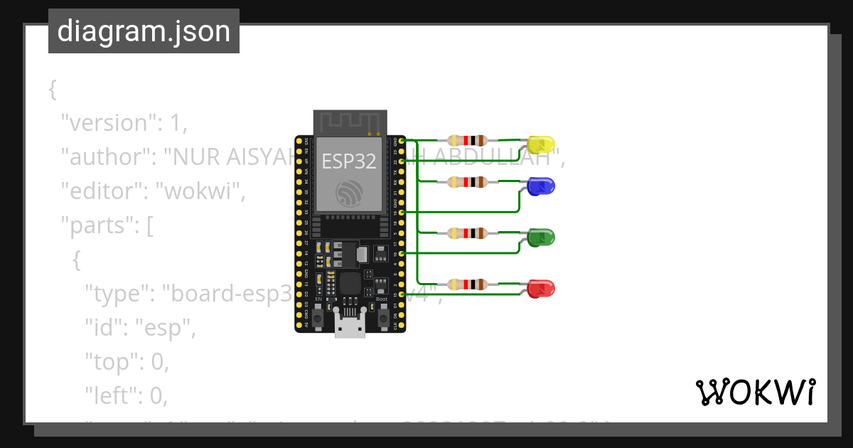 exercise Wokwi ESP32, STM32, Arduino Simulator
