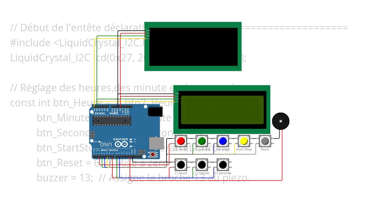 Cipad 51: Part 1 Minuteur(Work in Progress)  simulation