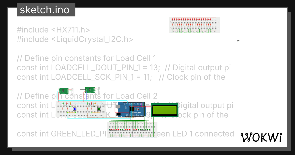 20 LED + 2 Loadcell Copy new code Copy latest - Wokwi ESP32, STM32 ...