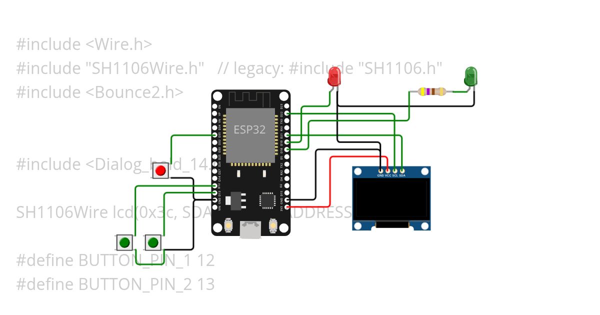 SSD1106_Led_Ring simulation