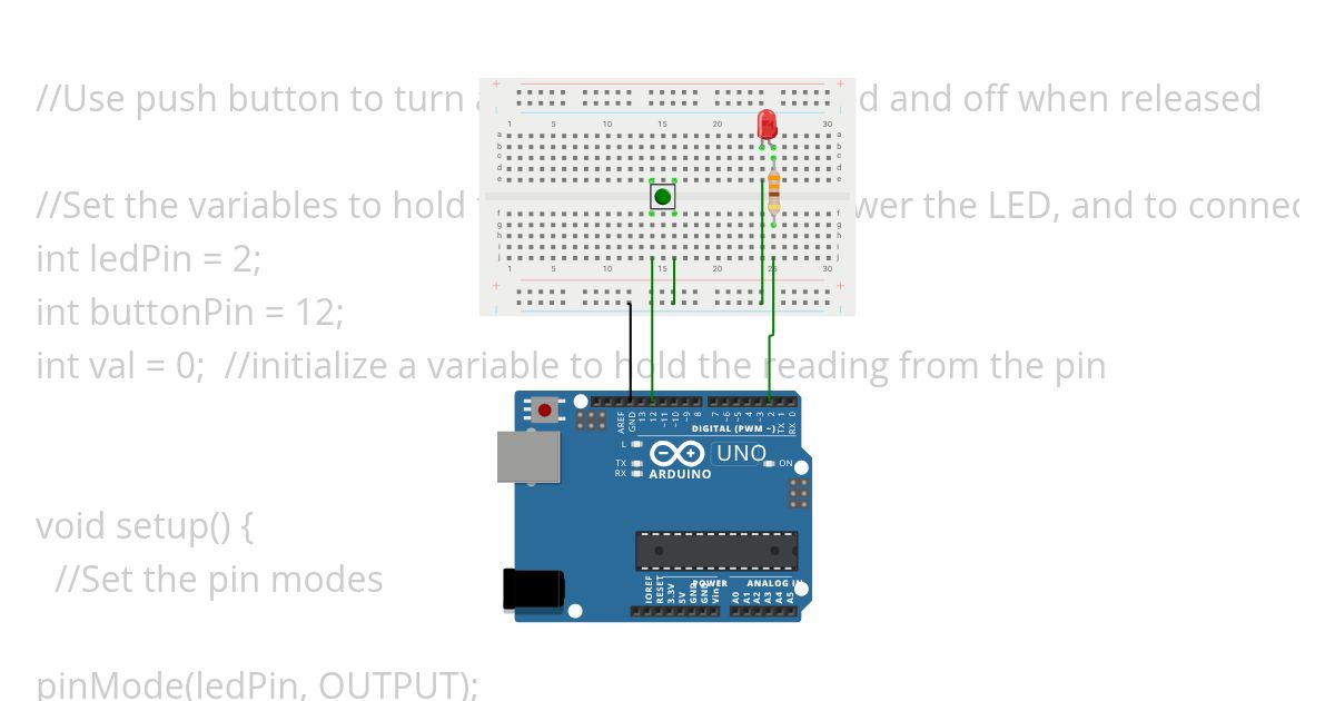 playing with buttons simulation