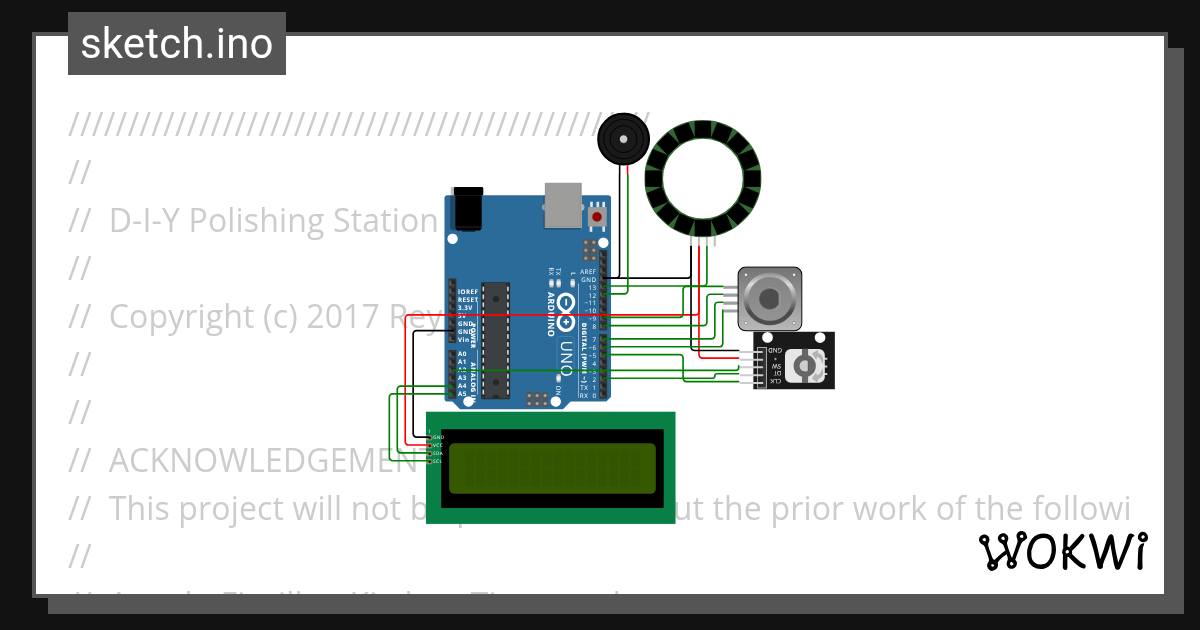 diy_polishing_station Wokwi ESP32, STM32, Arduino Simulator