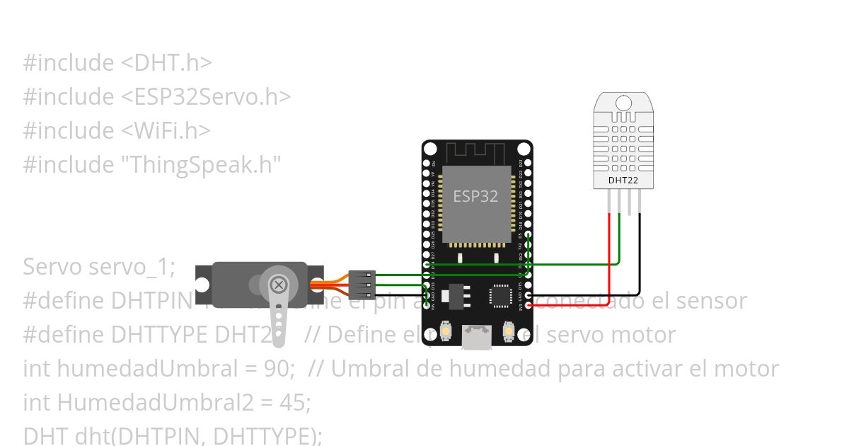 SensorHumedadThingsSpeak IoT simulation