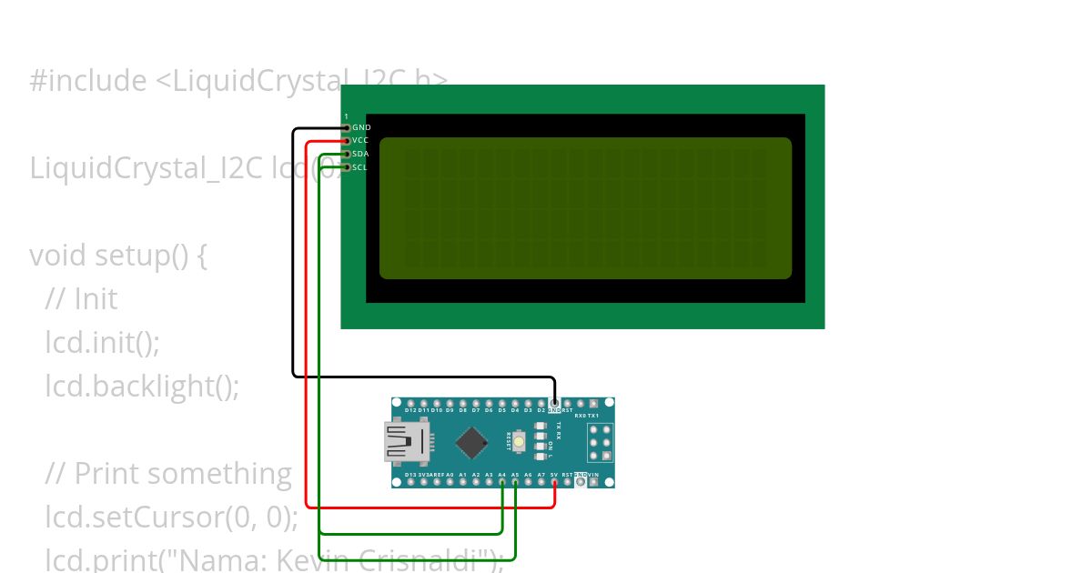Lcd biodata Kevin simulation