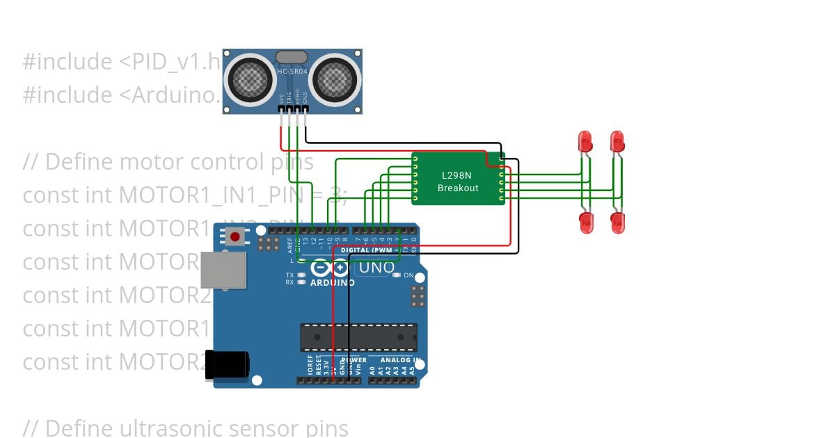 adaptive robot controll system (base module) simulation