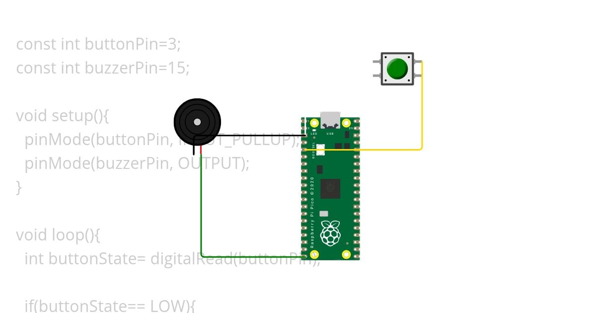 7- Buzzer:Arduino:Raspberry pi simulation