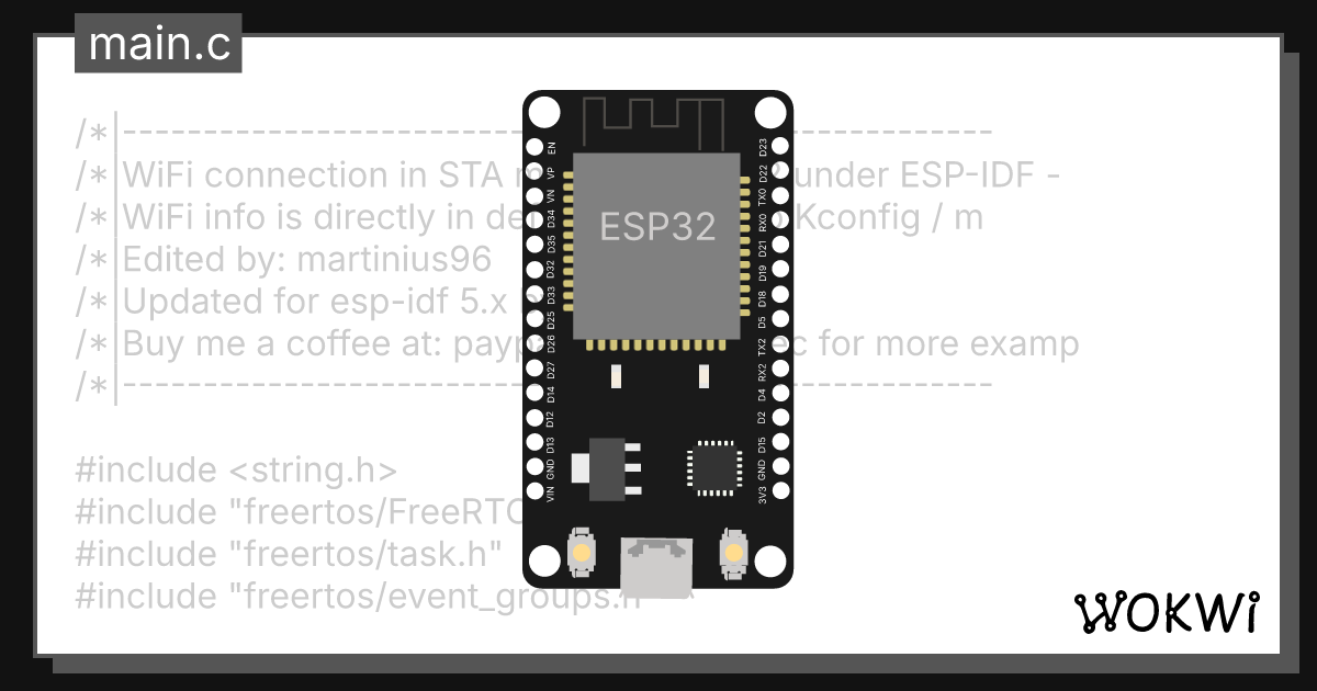 Wokwi - Online ESP32, STM32, Arduino Simulator