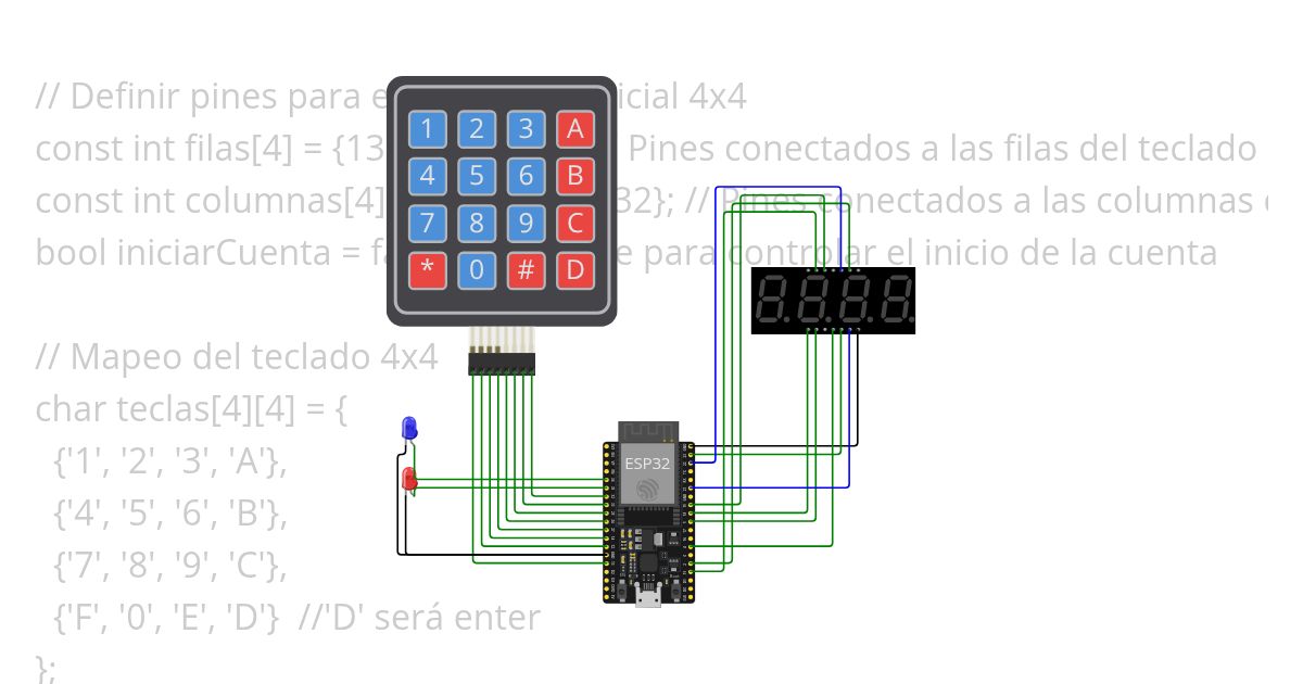 Teclado_barrido_7seg_contador_contraseña_Manual simulation