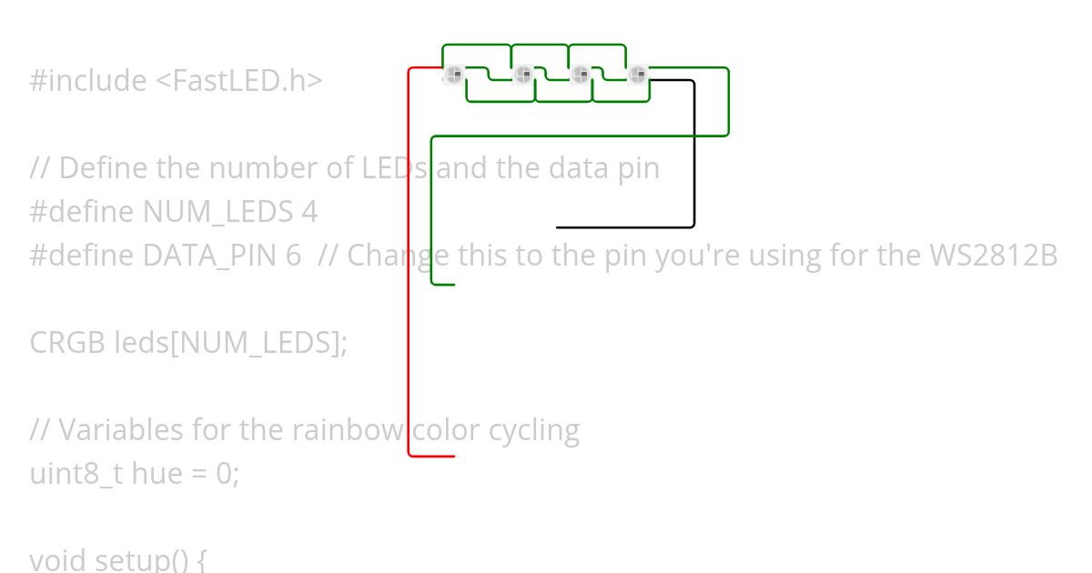 ws2812b x 4esp32s3 simulation