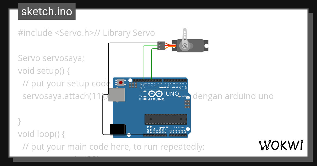 servo - Wokwi ESP32, STM32, Arduino Simulator