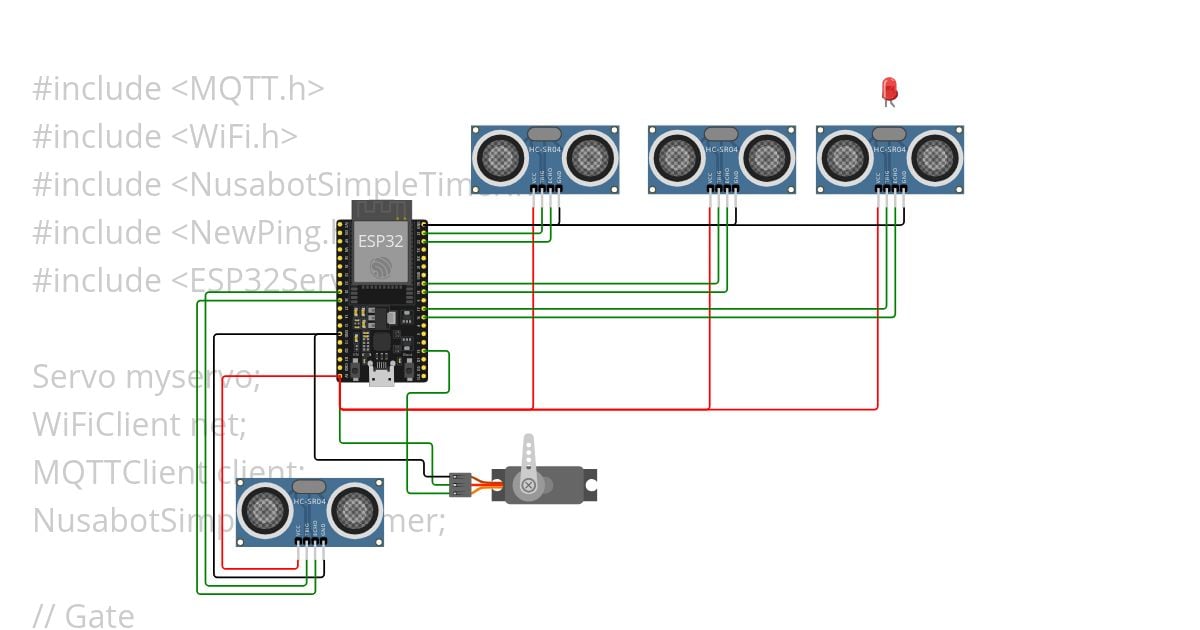 Smart Parking System simulation