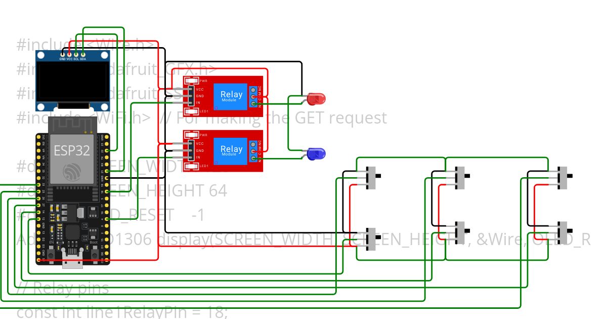 Underground Cable Fault Detector simulation