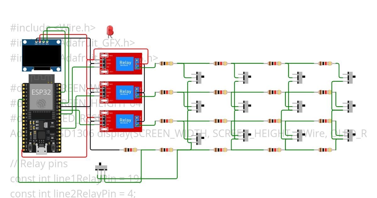 Copy Underground Cable Fault Detector  simulation