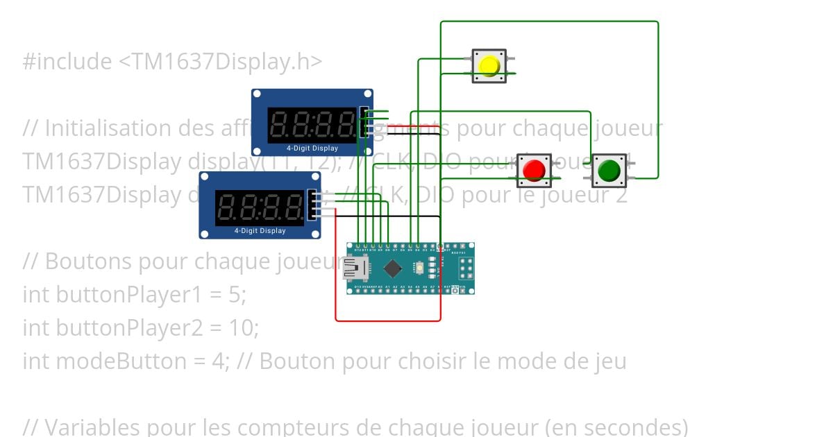 horloge échecs V2 simulation