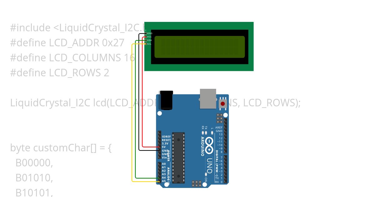 simple lcd display Copy simulation
