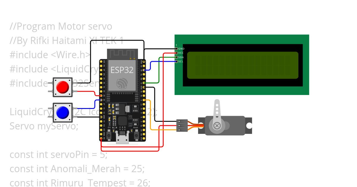 Program Servo  simulation