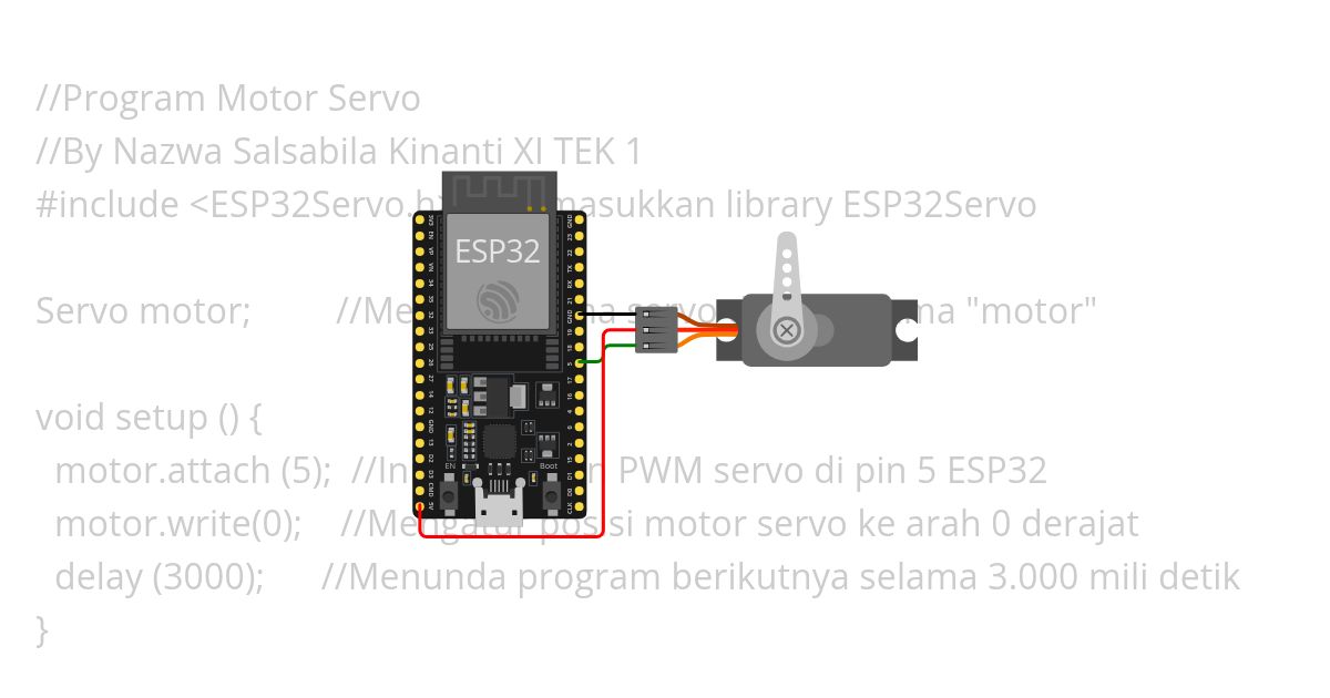 program motor servo simulation