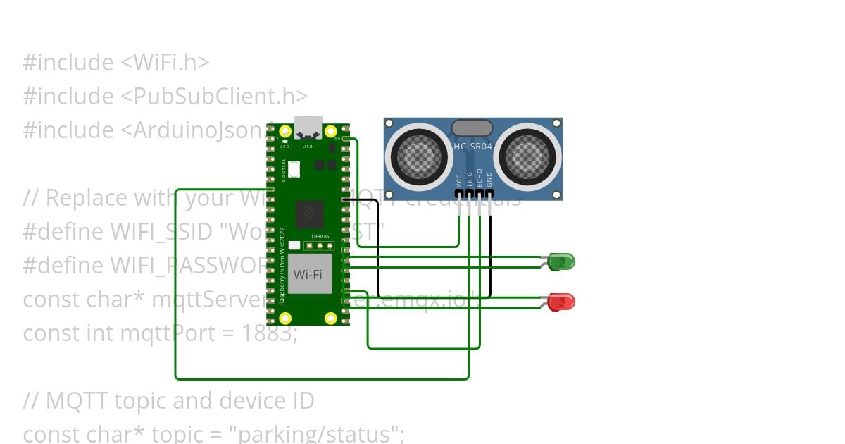 Pico W com internet simulation