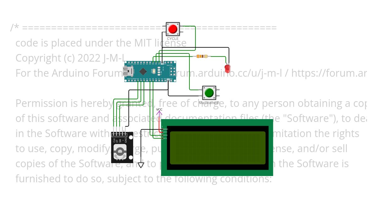 lube schedule count override new button lib simulation