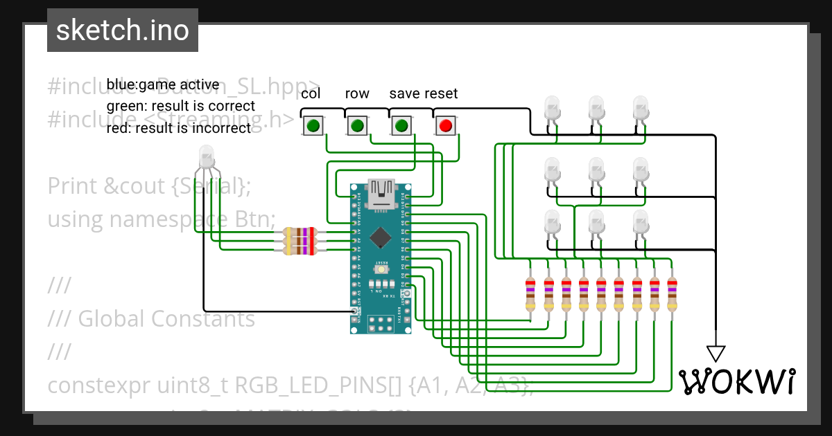 Magic-Square - Wokwi ESP32, STM32, Arduino Simulator