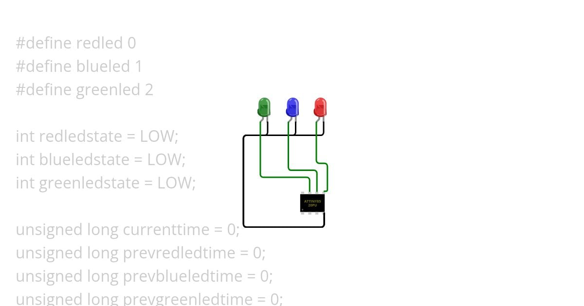 millis blinker simulation