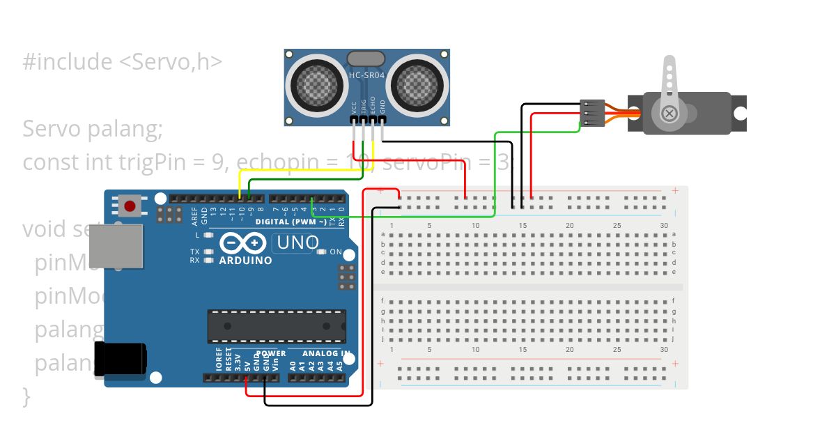 palang pintu simulation