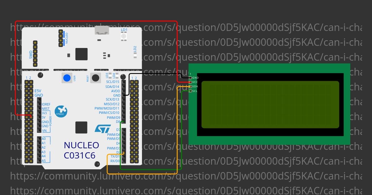 ST Nucleo - LCD I2C Copy