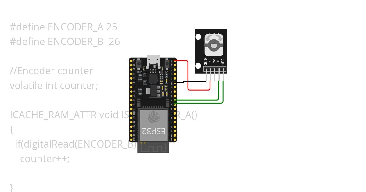 encoder_ESP32 simulation