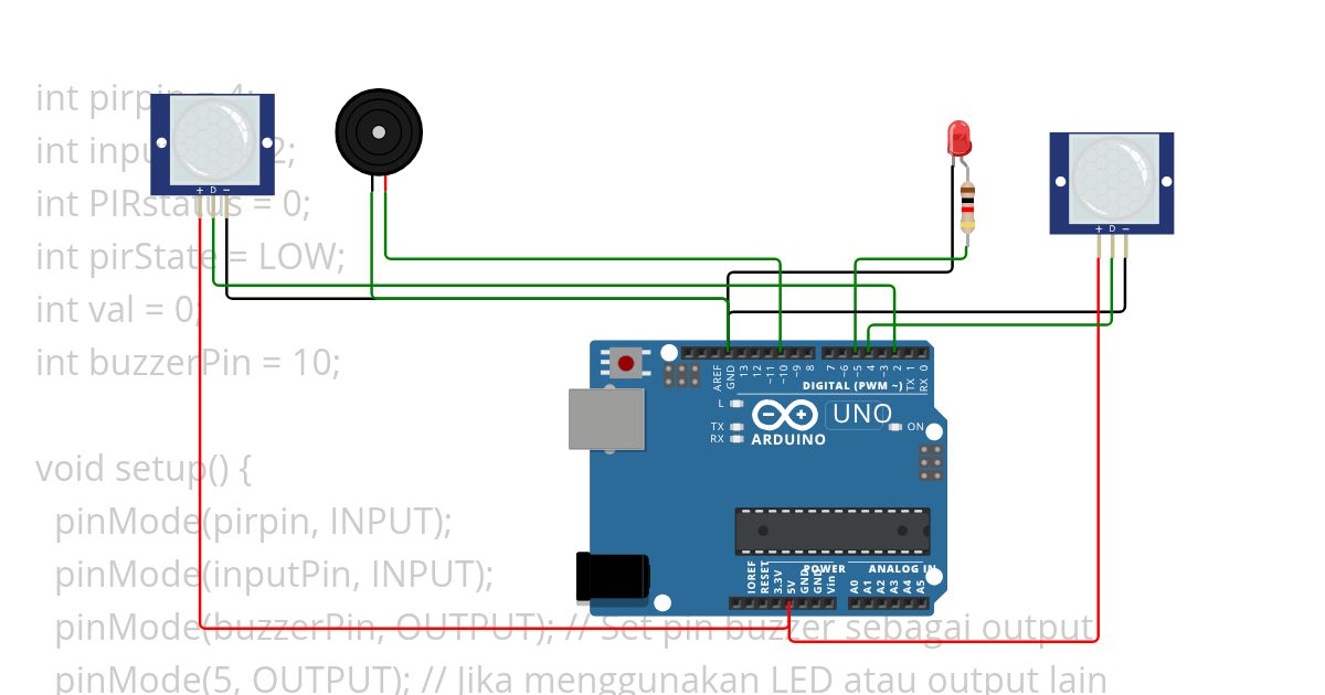 Motion Sensor simulation