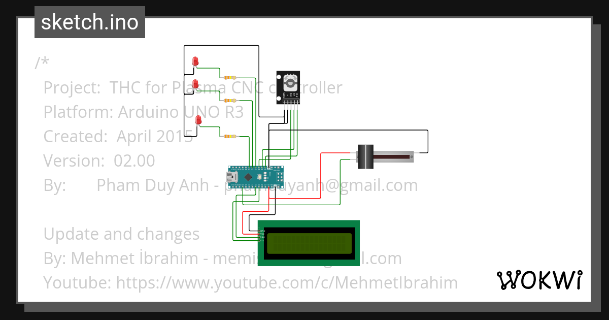 Plasma THC Wokwi ESP32, STM32, Arduino Simulator