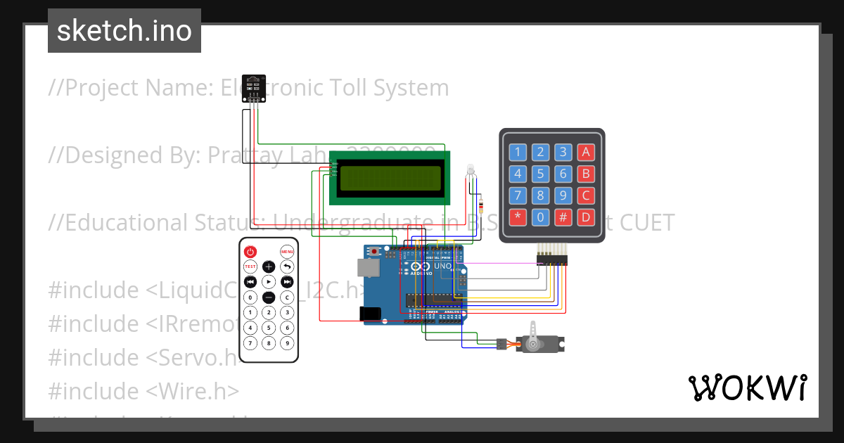 ETC Wokwi ESP32, STM32, Arduino Simulator