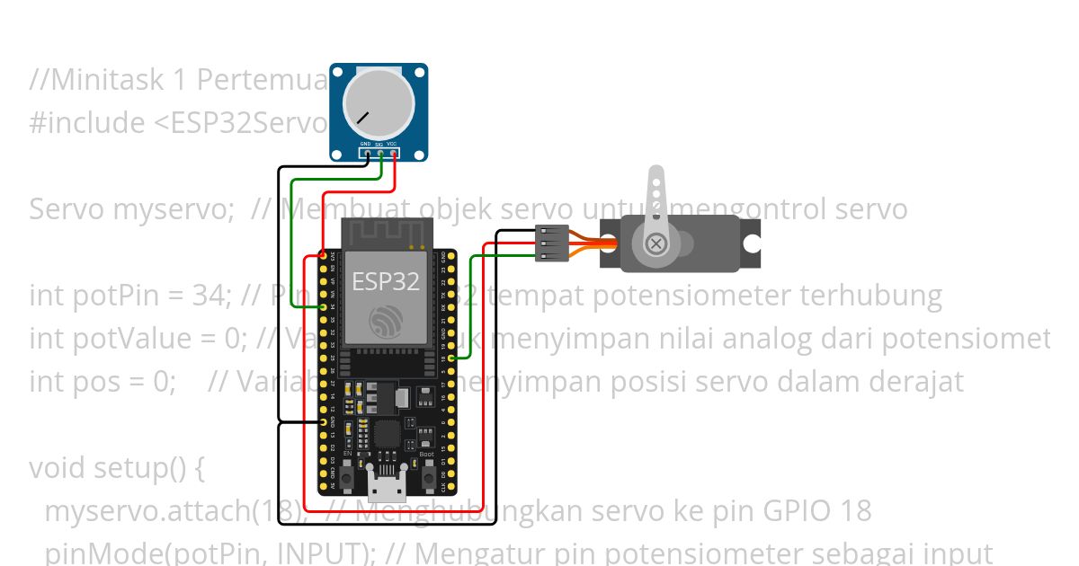 16 -  servo potensio - minitask1 simulation