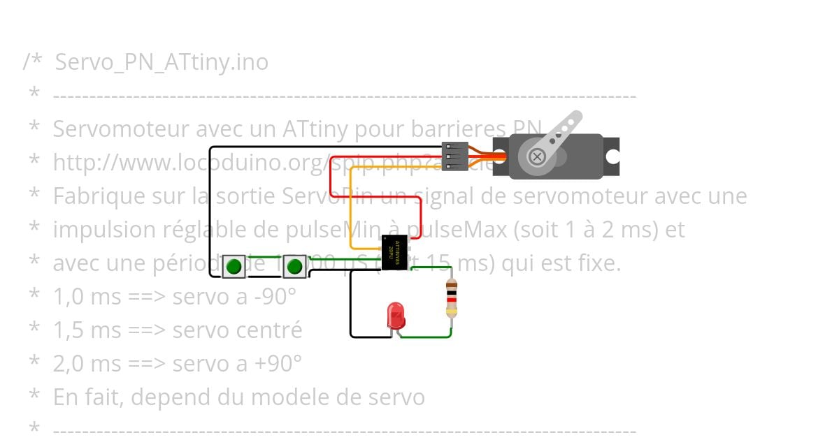 Servo_PN_ATtiny simulation