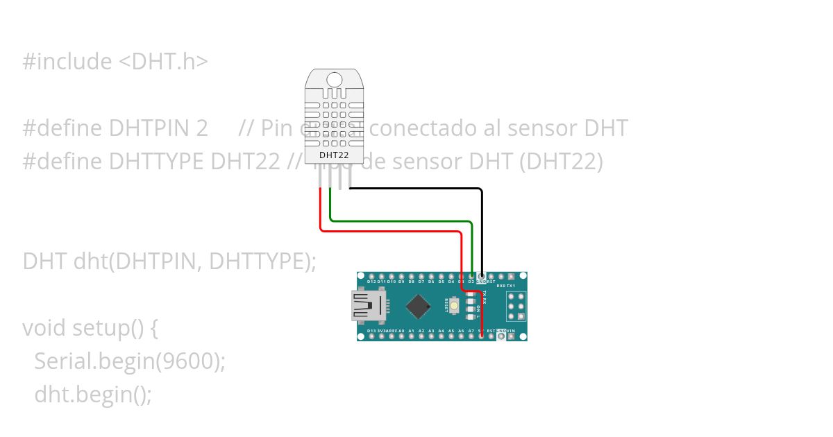 Sensor de temperatura/humedad Copy simulation
